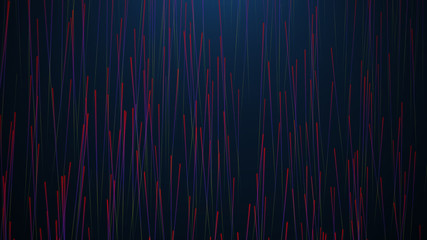 Wall Mural - abstract big data visualization. long exposure neon lights background. abstract data flow background
