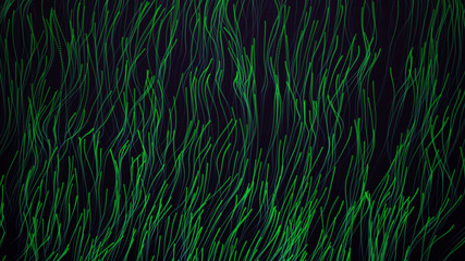 Wall Mural - abstract big data visualization. long exposure neon lights background. abstract data flow background