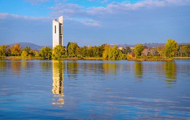 Burley Griffin Lake Canberra Landscape 