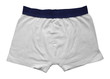 Male underwear isolated - white