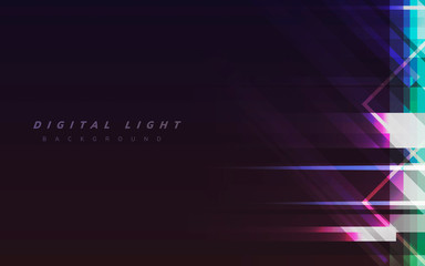 Poster - Digital light background