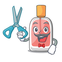 Wall Mural - Barber perfume in the a cartoon bottle