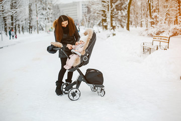 Mother with daughter