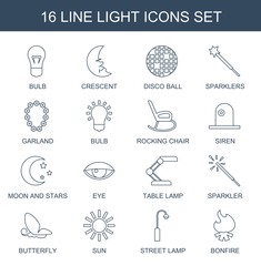 Poster - light icons