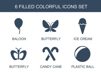 Sticker - colorful icons