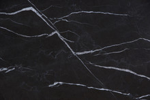 The Beautiful Background Of Natural Black Marble Stone With White Stripes, Folded Pattern In The Form Of Painted Mountains, Is Called Nero Marquina
