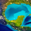 Mexican gulf map