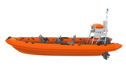 Sticker - Rescue Lifeboat Isolated