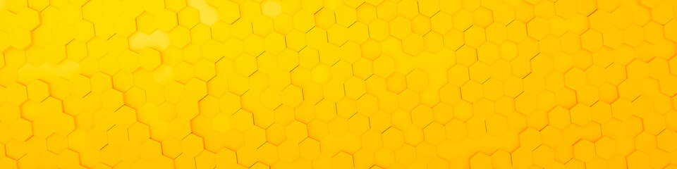 yellow hexagon background