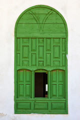 Wall Mural - Old city in Jeddah, Saudi Arabia known as Historical Jeddah. Old and heritage Windows and Doors in Jeddah.Saudi Arabia 