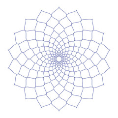 Wall Mural - Abstract round background template.