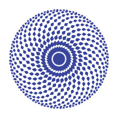 Wall Mural - Abstract round background template.