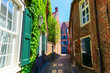 picturesque alley in Leer, Ostfriesland, Germany