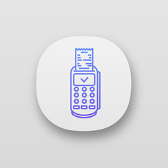 Sticker - Payment terminal receipt app icon