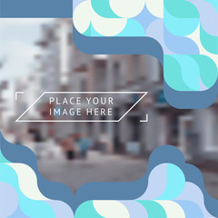 Wall Mural - Abstract design cover banner template