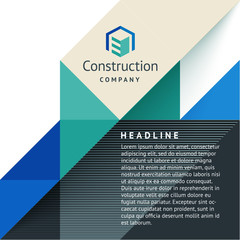 Wall Mural - Abstract design of business vector template
