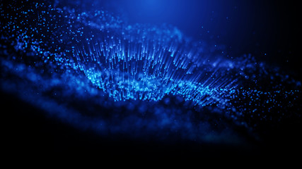 Wall Mural - abstract blue background