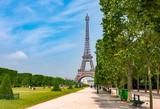 Fototapeta Boho - Eiffel Tower and Field of Mars, Paris, France