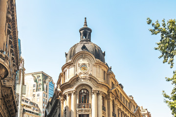 Canvas Print - Santiago Stock Exchange Building - Santiago, Chile