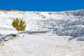 Travertine pools and terraces, Pamukkale, Turkey