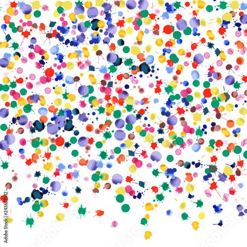 Ying Yang 10x15 FT Backdrop Photographers,Rainbow Color Confetti Effect Graphic Design on Ying Yang Sign Themed Peace Background for Photography Kids Adult Photo Booth Video Shoot Vinyl Studio Props