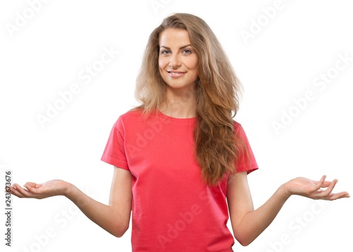 Woman Holding Her Arms Out Stock Photo Adobe Stock Woman Holding Her Arms Out Stock Photo Adobe Stock