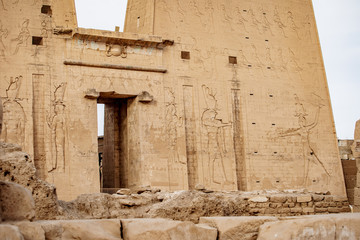 Wall Mural - Entrance to the Horus Temple Edfu (Idfu, Edfou, Behdet)