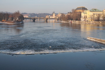 River in Prague