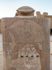 Wall Mural - Statue of Khepri the sacred Scarab in Karnak