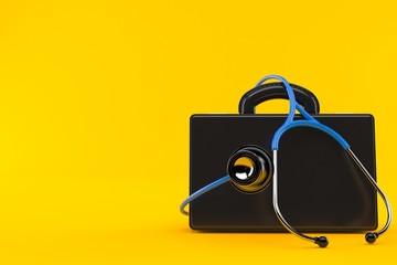 Poster - Briefcase with stethoscope