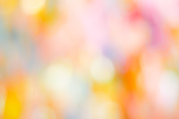 Wall Mural - abstract background colorful pastel bokeh pink yellow blue