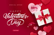 © PureSolution - Valentine’s Day. Vector illustration concept for background, greeting card, website and mobile website banner, social media banner, marketing material.