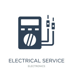 Sticker - electrical service icon vector on white background, electrical s