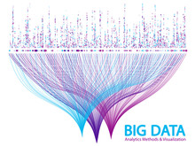 Big Data Visualization Concept Vector.