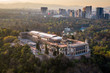 Mexico City, Aerial View of Chapultepec Castle at Sunset
