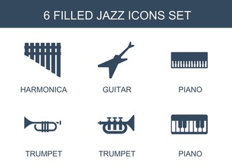 Sticker - 6 jazz icons