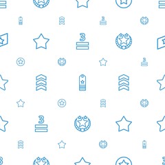 Sticker - rating icons pattern seamless white background