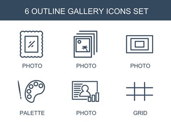 Poster - gallery icons