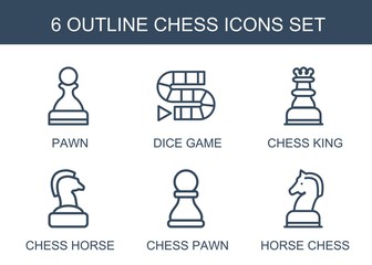 Poster - chess icons