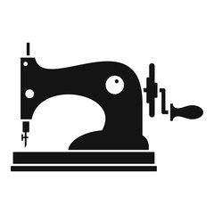 Poster - Manual sew machine icon. Simple illustration of manual sew machine vector icon for web design isolated on white background