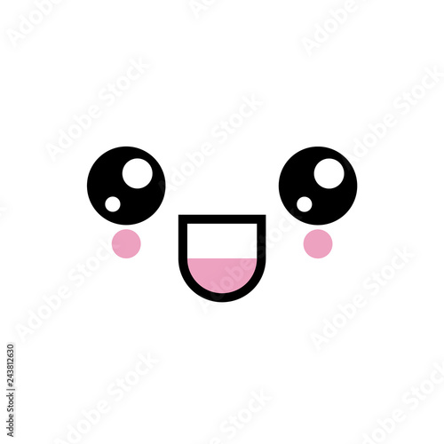 Happy Kawaii Eyes Cute Japanese Emoticons Emojis Buy This Stock Vector And Explore Similar Vectors At Adobe Stock Adobe Stock