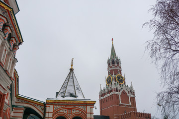 Wall Mural - tower of moscow kremlin