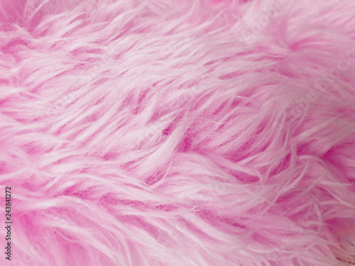 Detail Of Abstract Texture Background With Sweet Pink Fur
