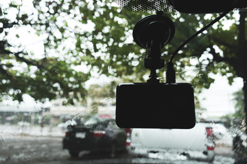 video camera recorder in car