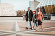 © Viacheslav Yakobchuk - Man making city tour for his family