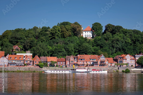Fotografia Unterstadt und Oberstadt Lauenburg Elbe im Sommer