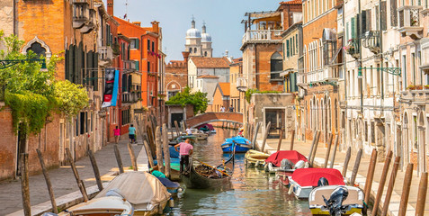 Italy beauty, canal street in Venice, Venezia