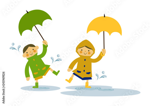 レインコートを着た子供 雨のイメージイラスト 梅雨の季節の為のイラストレーション 子供と雨のイラストレーション 季節のクリップアート Stock Vector Adobe Stock レインコートを着た子供 雨のイメージイラスト 梅雨の季節の為のイラストレーション 子供と雨のイラストレーション 季節のクリップアート Stock Vector Adobe Stock