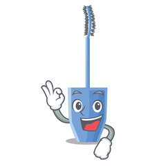 Wall Mural - Okay mascara brush in the cartoon shape