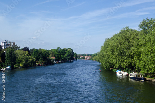 Fotografie, Obraz River Thames at Kingston, South West London